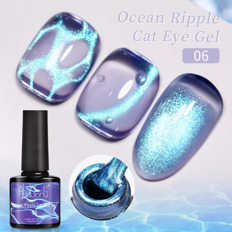 Crimson Velvet Cat Eye Magnetic Gel Nail Polish - 7.5ml