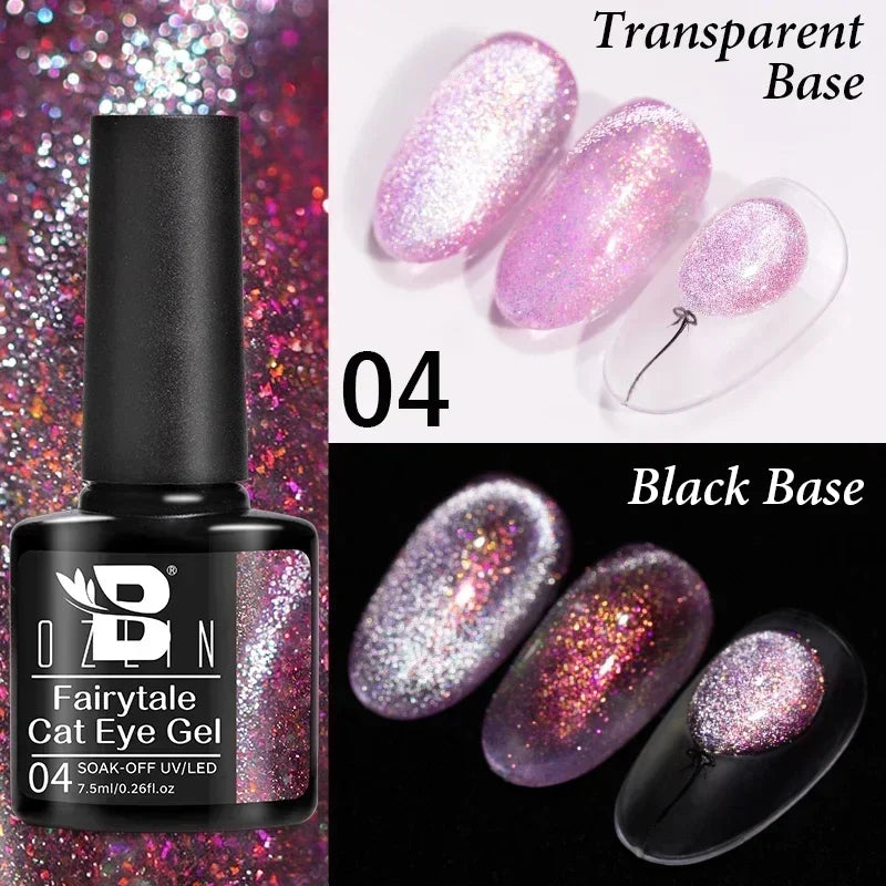 Crimson Velvet Cat Eye Magnetic Gel Nail Polish - 7.5ml