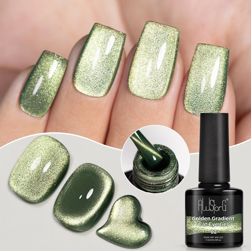 Crimson Velvet Cat Eye Magnetic Gel Nail Polish - 7.5ml