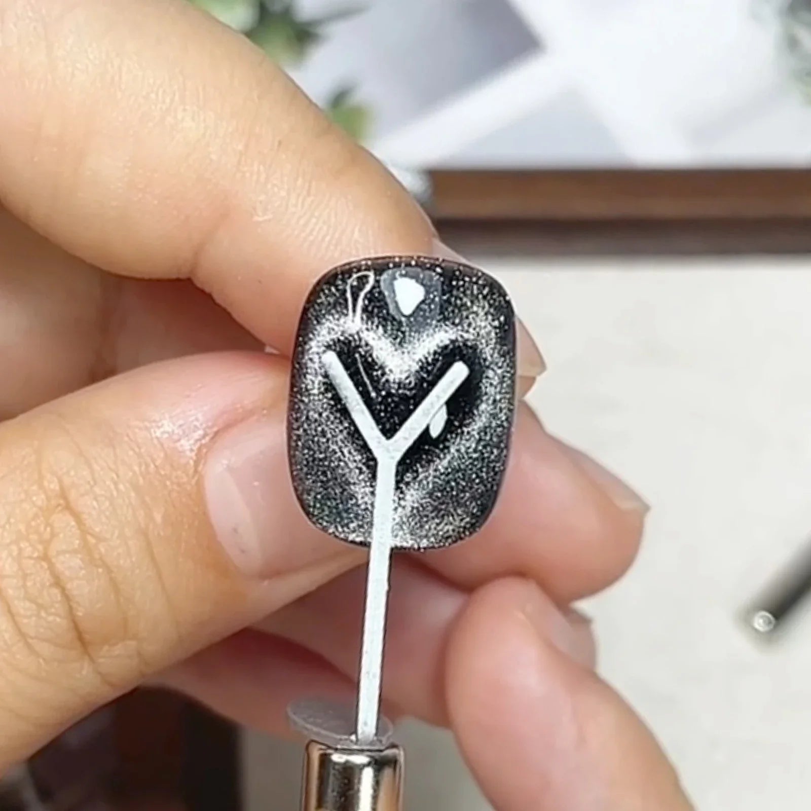 3-in-1 Cat-Eye Magnet Tool – Love, Snake & French Pattern for Gel Polish