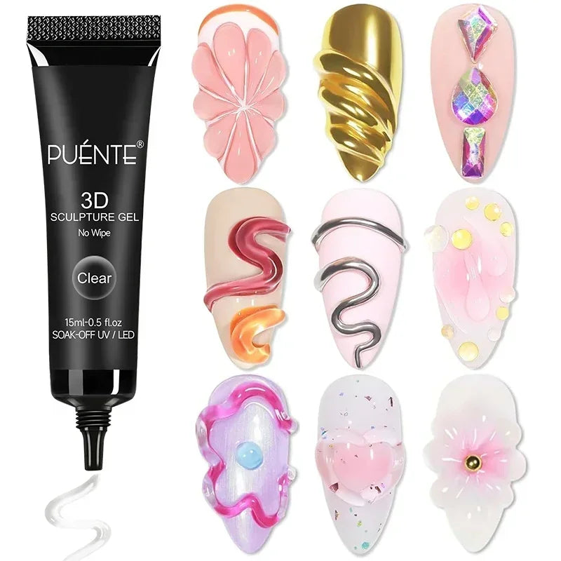 PUENTE 7.5ML Vibrant Blue Cat Eye Gel Nail Polish High Glossy Long-Lasting Soak Off UV Semi-Permanent Nail Art Varnish Manicure