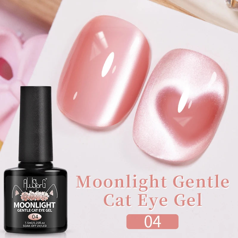Crimson Velvet Cat Eye Magnetic Gel Nail Polish - 7.5ml