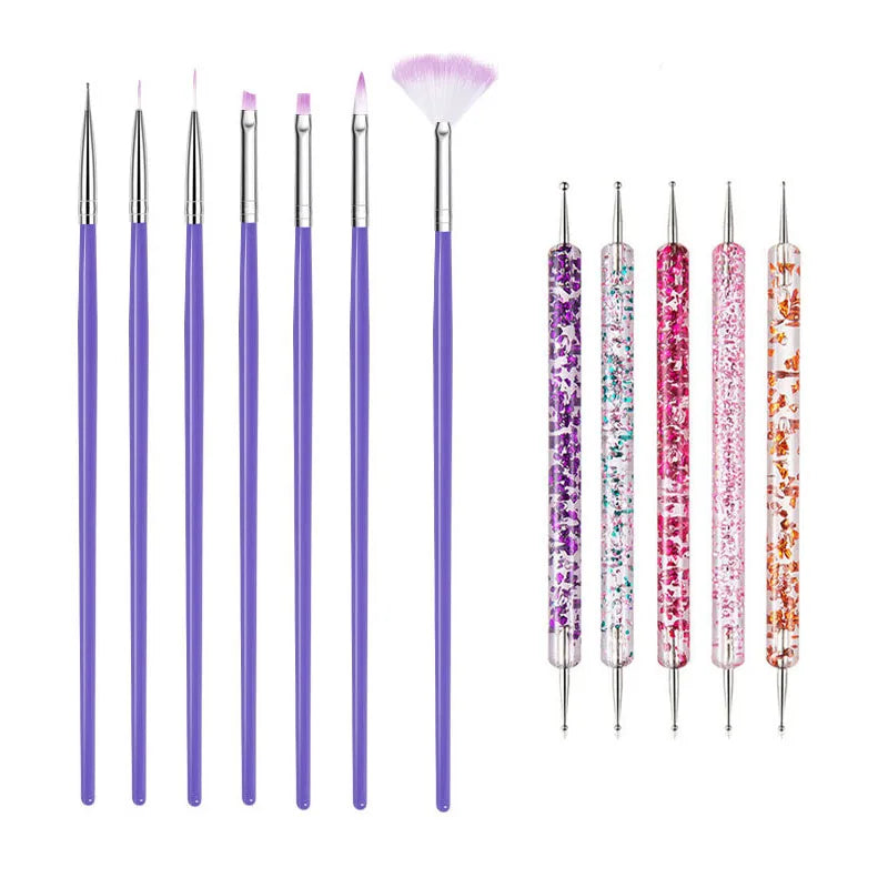 Professional Nail Art Brush Set – Precision Painting & Detailing Tools for Gel Polish