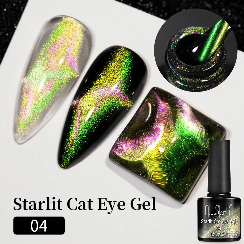 Crimson Velvet Cat Eye Magnetic Gel Nail Polish - 7.5ml