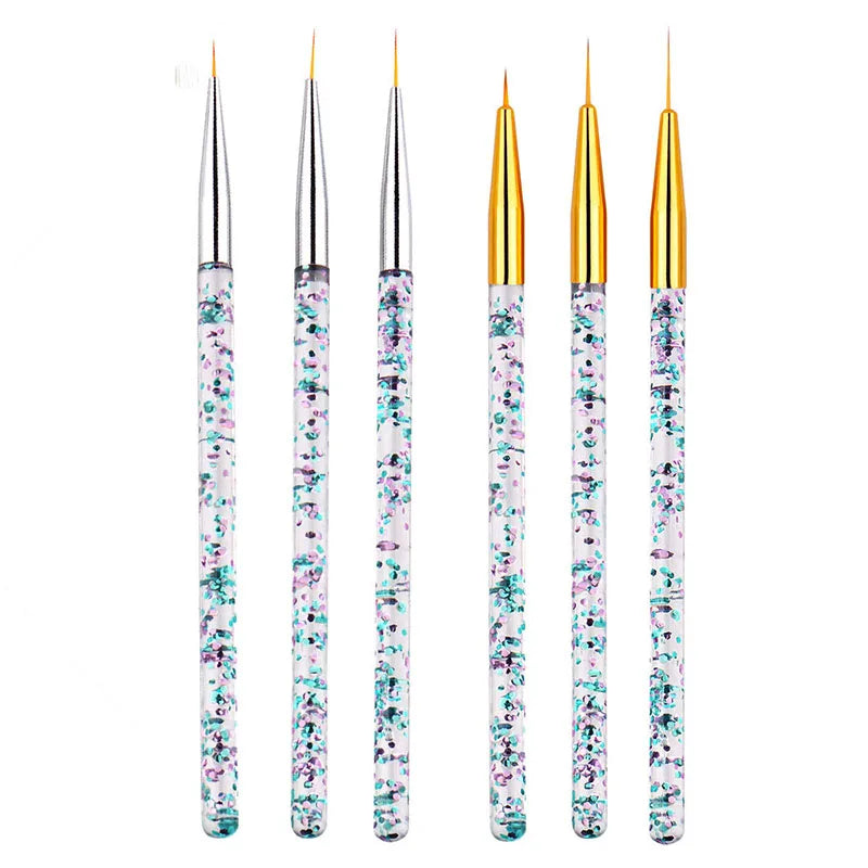 Professional Nail Art Brush Set – Precision Painting & Detailing Tools for Gel Polish