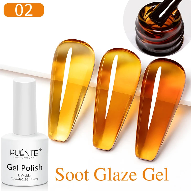 Ultra-Bright Black Cat Eye Magnetic Gel Nail Polish - 7.5ml