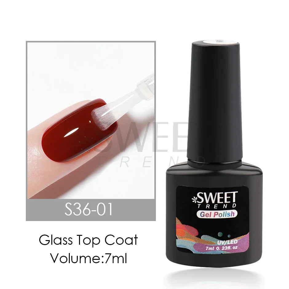 Matte Top Coat & Base Coat Set - No-Wipe UV LED Gel Polish Duo