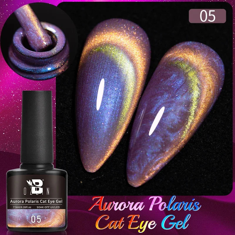 Crimson Velvet Cat Eye Magnetic Gel Nail Polish - 7.5ml