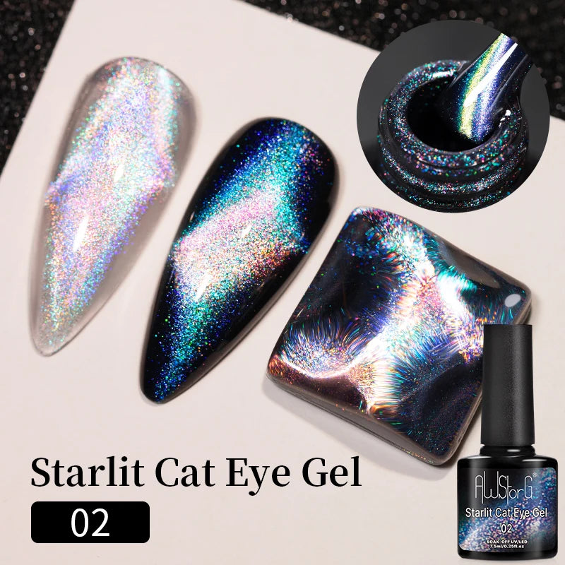 Crimson Velvet Cat Eye Magnetic Gel Nail Polish - 7.5ml