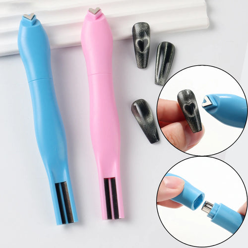 3-in-1 Cat-Eye Magnet Tool – Love, Snake & French Pattern for Gel Polish