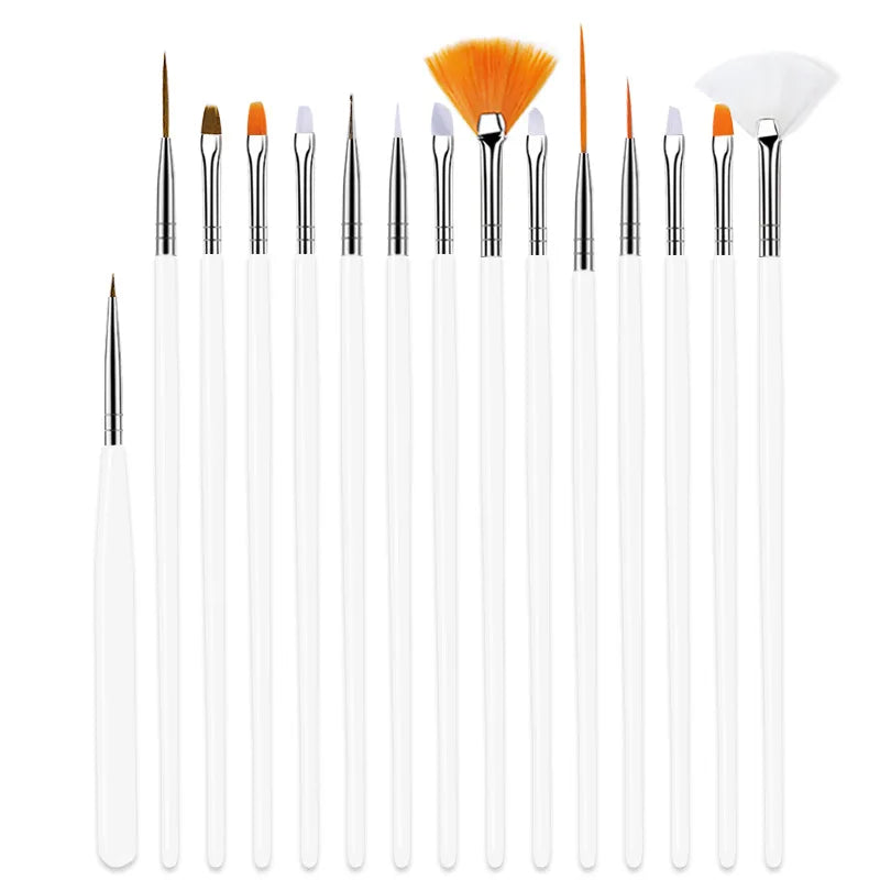 Professional Nail Art Brush Set – Precision Painting & Detailing Tools for Gel Polish