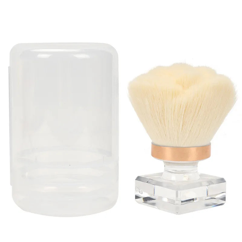 Rose-Shaped Nail Dust Brush – Soft Powder & Makeup Brush for Nail Art