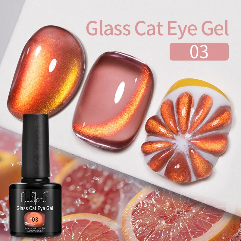 Crimson Velvet Cat Eye Magnetic Gel Nail Polish - 7.5ml