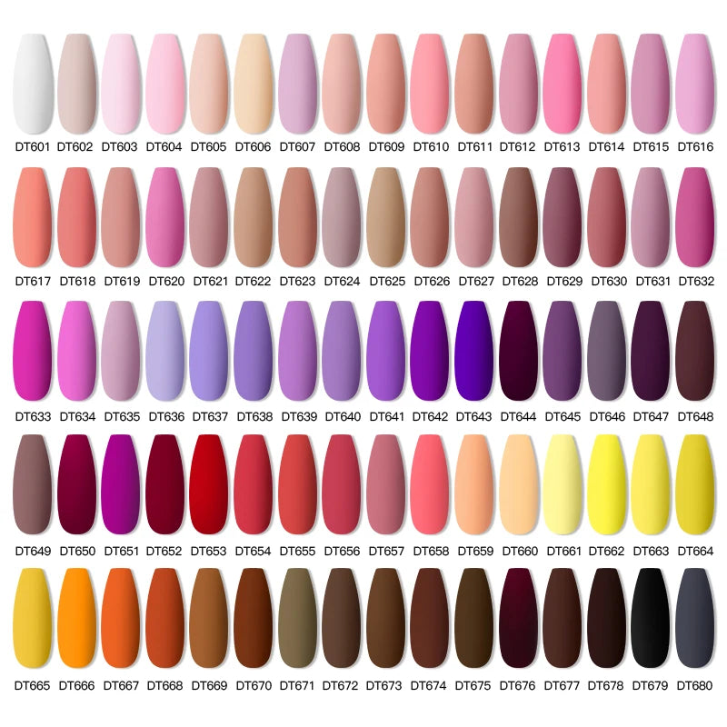 6-Color UV LED Gel Polish Set - Semi-Permanent Nail Art Kit