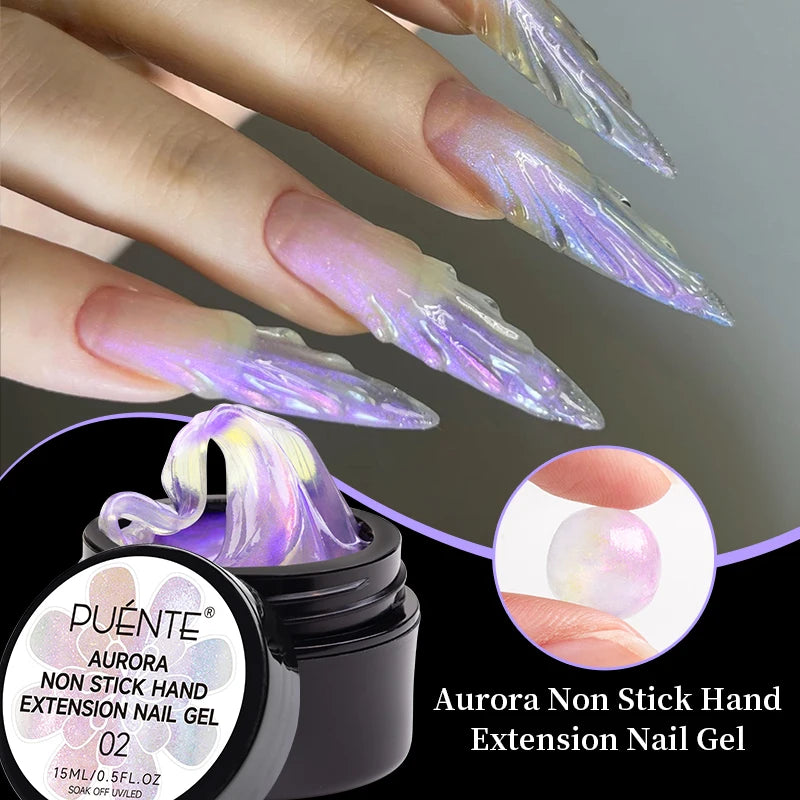 PUENTE 7.5ML Vibrant Blue Cat Eye Gel Nail Polish High Glossy Long-Lasting Soak Off UV Semi-Permanent Nail Art Varnish Manicure