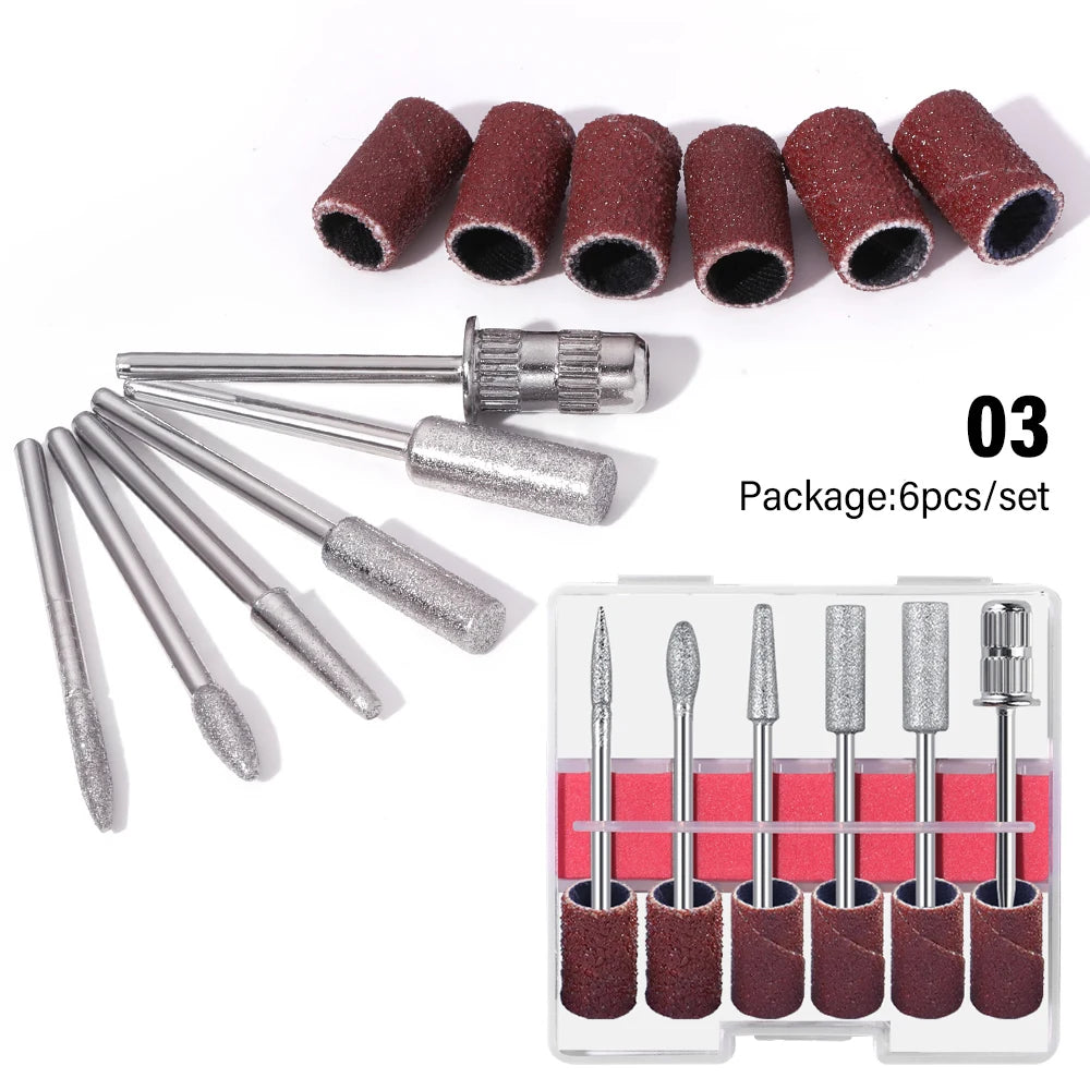 6-in-1 Electric Nail Drill Kit – Professional Manicure & Gel Removal Tool