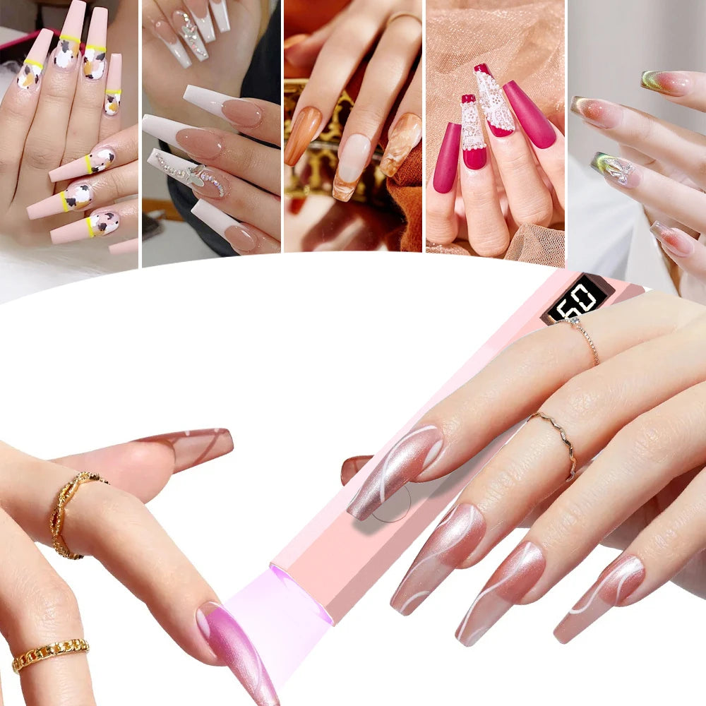Portable UV/LED Nail Lamp – Quick-Cure Handheld Dryer for Gel Polish