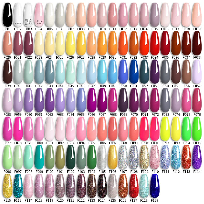 6-Piece Pink Gel Polish Set – Bright & Pastel Shades for Nail Art