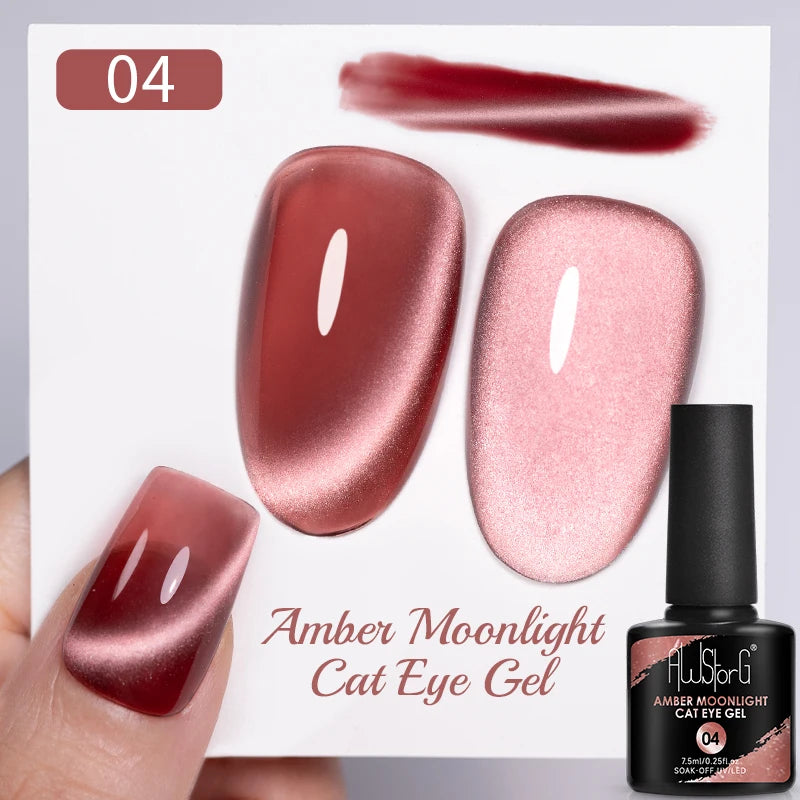 Crimson Velvet Cat Eye Magnetic Gel Nail Polish - 7.5ml