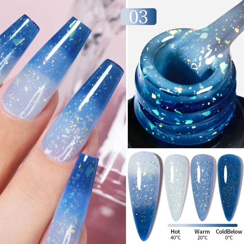 Ultra-Bright Black Cat Eye Magnetic Gel Nail Polish - 7.5ml