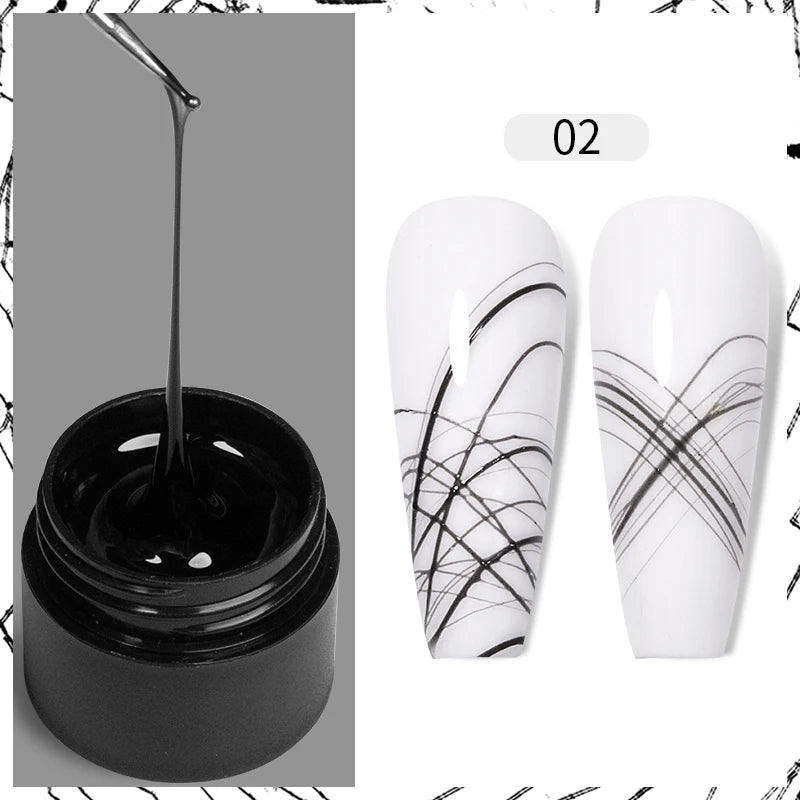 Ultra-Bright Black Cat Eye Magnetic Gel Nail Polish - 7.5ml