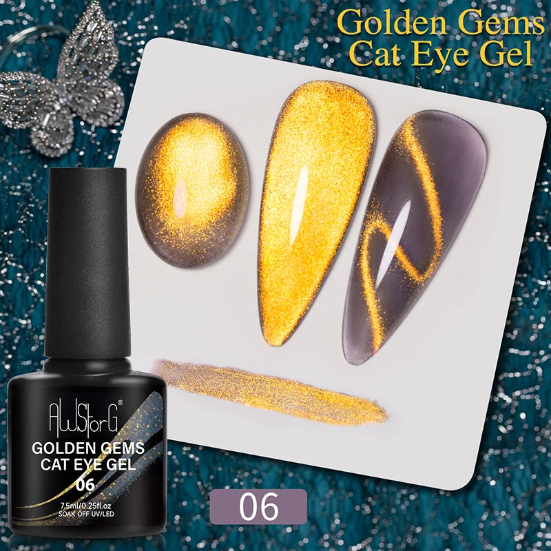 Crimson Velvet Cat Eye Magnetic Gel Nail Polish - 7.5ml