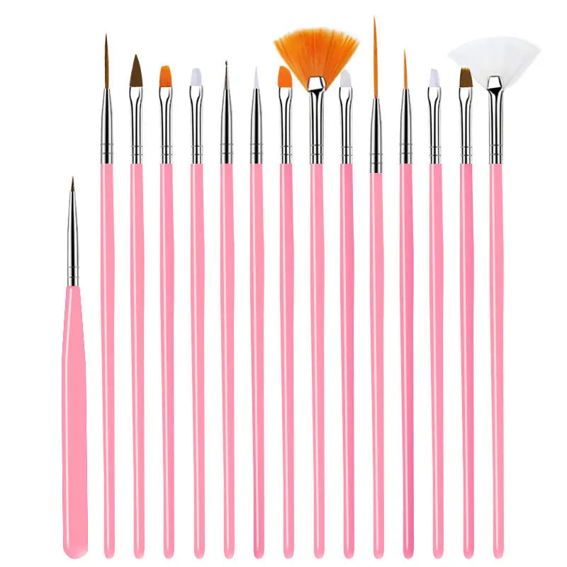 Professional Nail Art Brush Set – Precision Painting & Detailing Tools for Gel Polish
