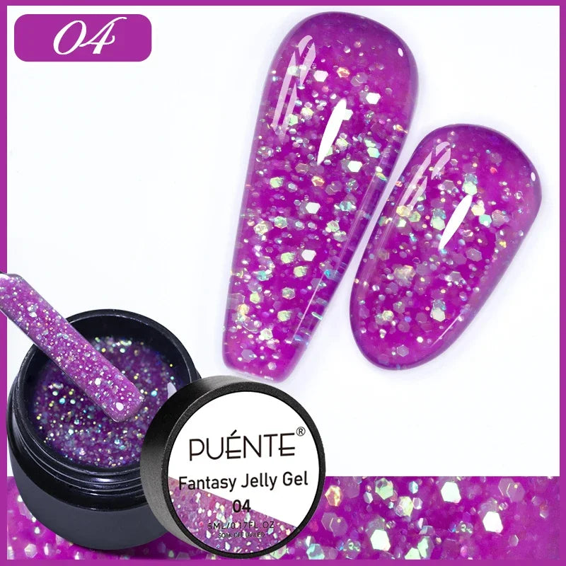 PUENTE 7.5ML Vibrant Blue Cat Eye Gel Nail Polish High Glossy Long-Lasting Soak Off UV Semi-Permanent Nail Art Varnish Manicure