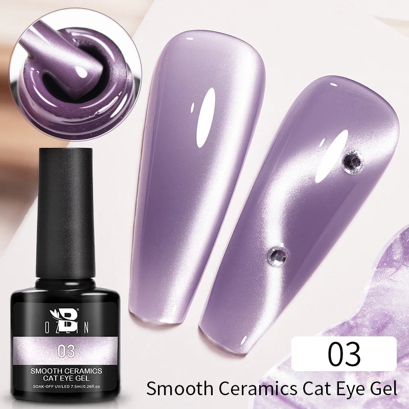 Crimson Velvet Cat Eye Magnetic Gel Nail Polish - 7.5ml