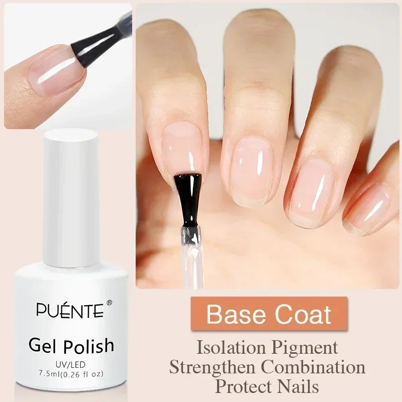 PUENTE 7.5ML Vibrant Blue Cat Eye Gel Nail Polish High Glossy Long-Lasting Soak Off UV Semi-Permanent Nail Art Varnish Manicure