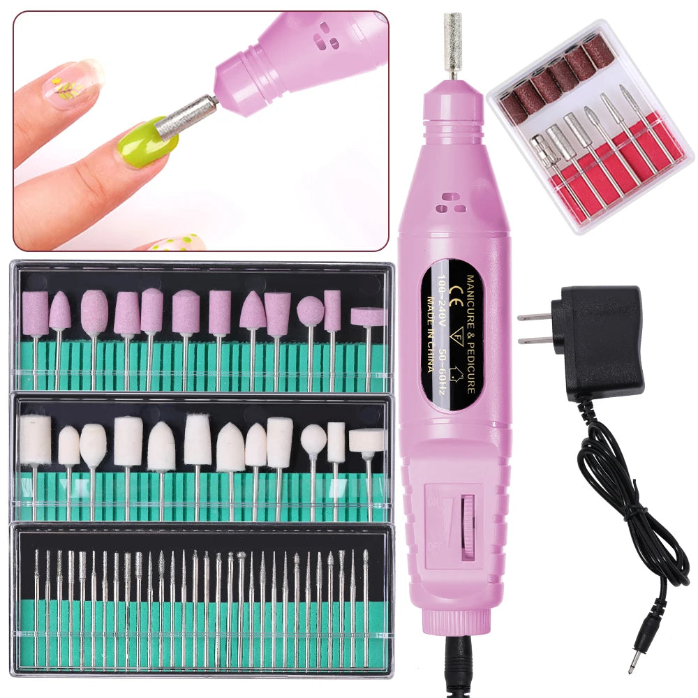 6-in-1 Electric Nail Drill Kit – Professional Manicure & Gel Removal Tool