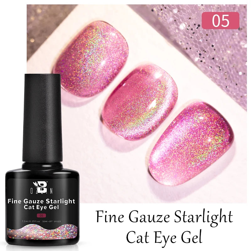 Crimson Velvet Cat Eye Magnetic Gel Nail Polish - 7.5ml