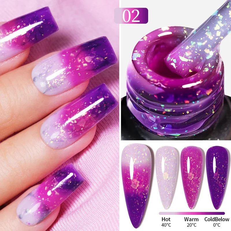 Ultra-Bright Black Cat Eye Magnetic Gel Nail Polish - 7.5ml