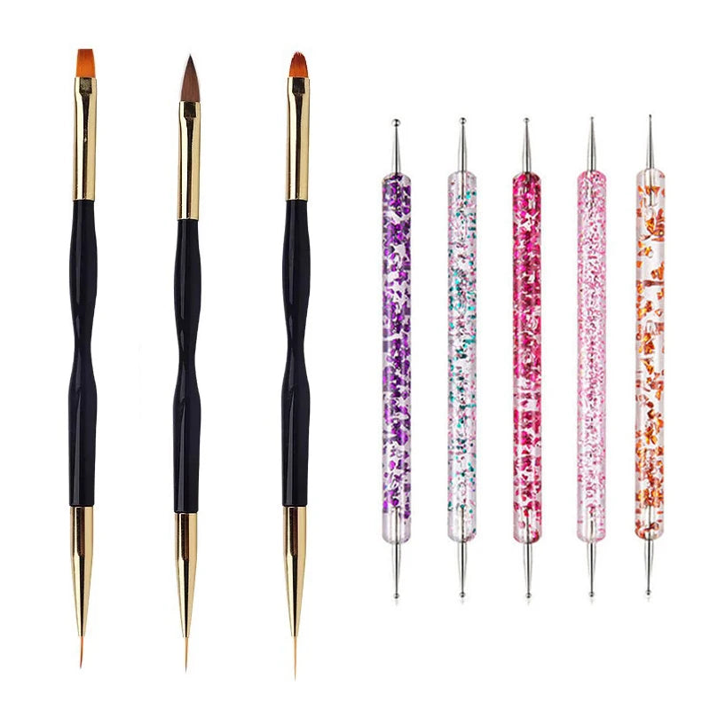 Professional Nail Art Brush Set – Precision Painting & Detailing Tools for Gel Polish