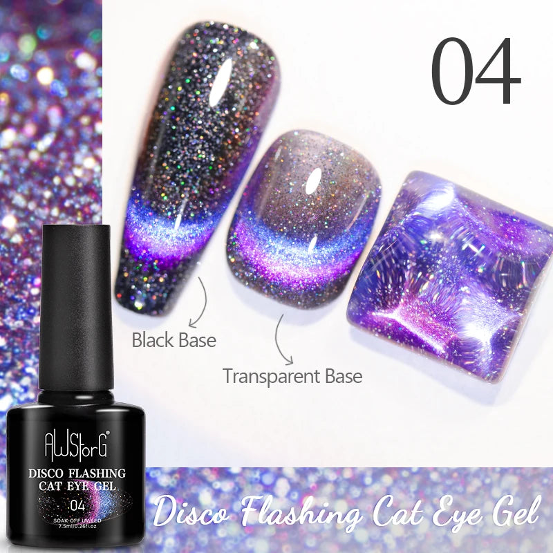 Crimson Velvet Cat Eye Magnetic Gel Nail Polish - 7.5ml