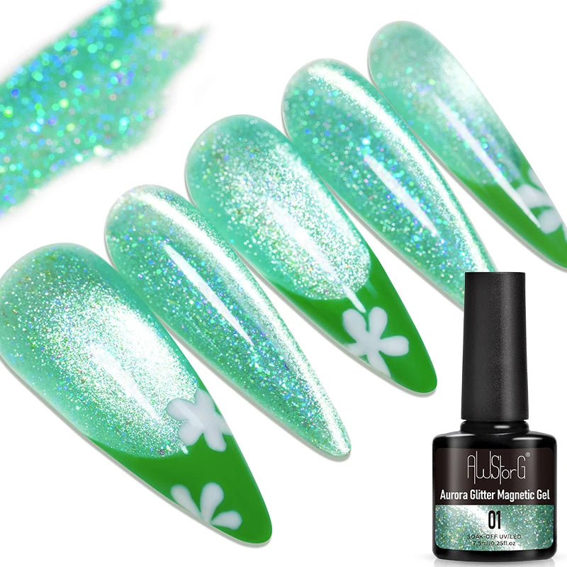 Crimson Velvet Cat Eye Magnetic Gel Nail Polish - 7.5ml