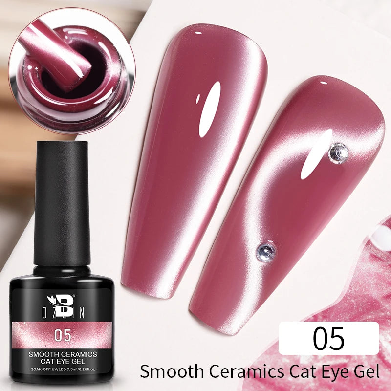 Crimson Velvet Cat Eye Magnetic Gel Nail Polish - 7.5ml