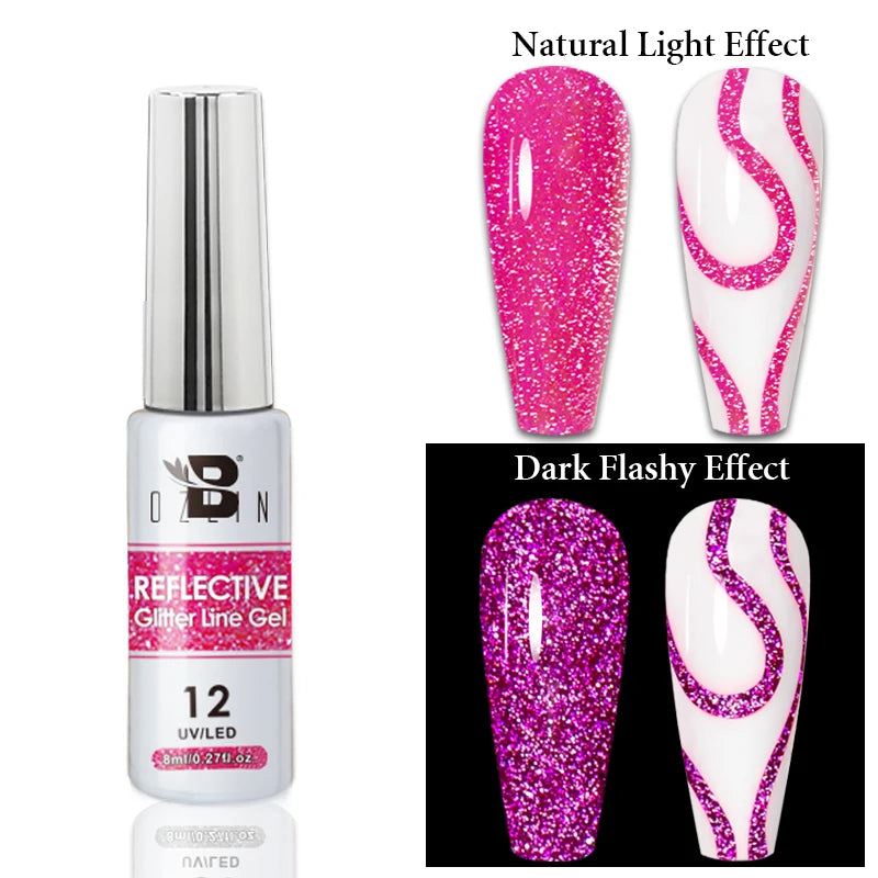 Crimson Velvet Cat Eye Magnetic Gel Nail Polish - 7.5ml