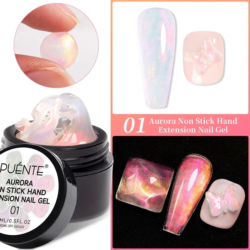 Ultra-Bright Black Cat Eye Magnetic Gel Nail Polish - 7.5ml